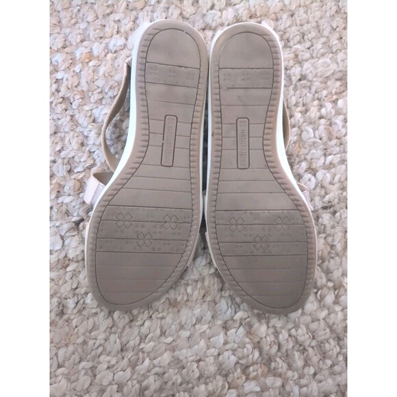 Naturalizer Sandals 9 Med Sashe Comfort Soft Toe Pad Leather Ankle Strap Nude - Picture 4 of 11